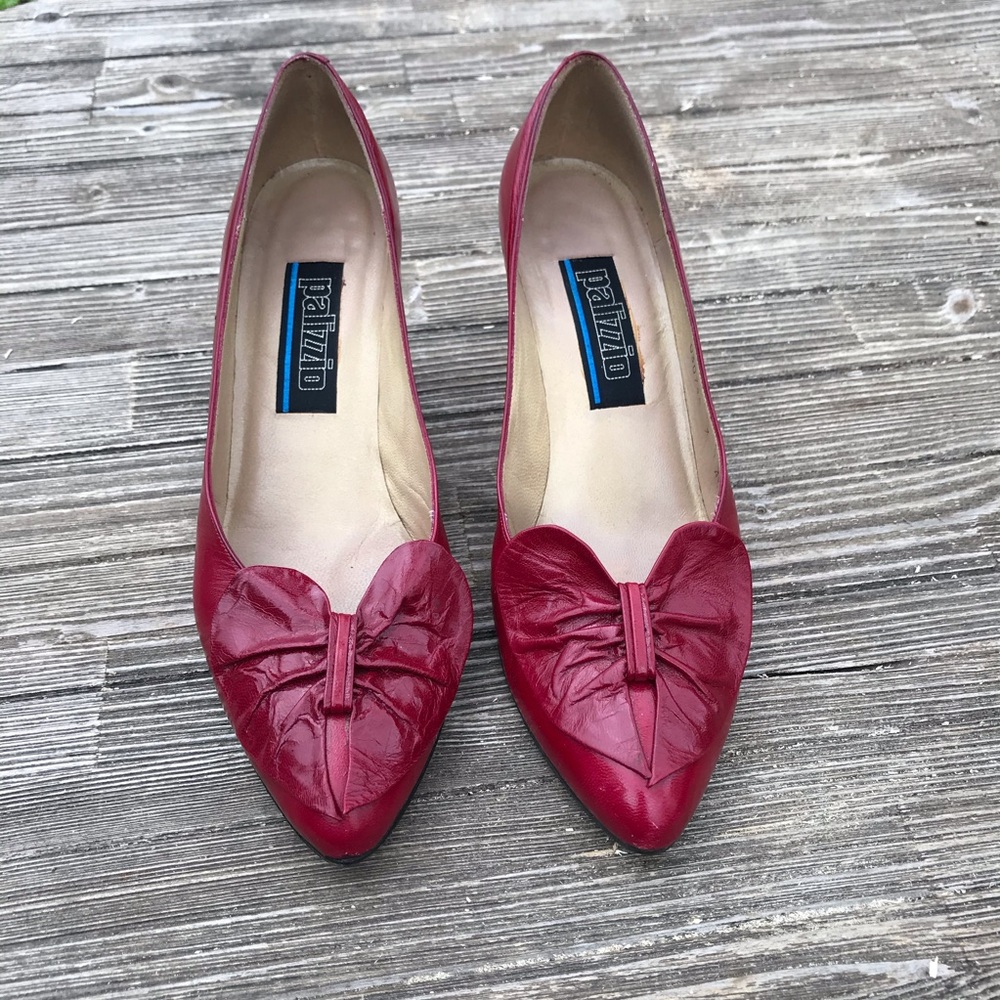 Michael G Abrams Palizzio Red Heart Heels SZ 7
